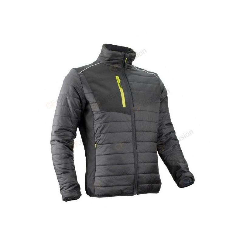 Veste thermique Coverguard 5SUM010 Noir. Vu de face