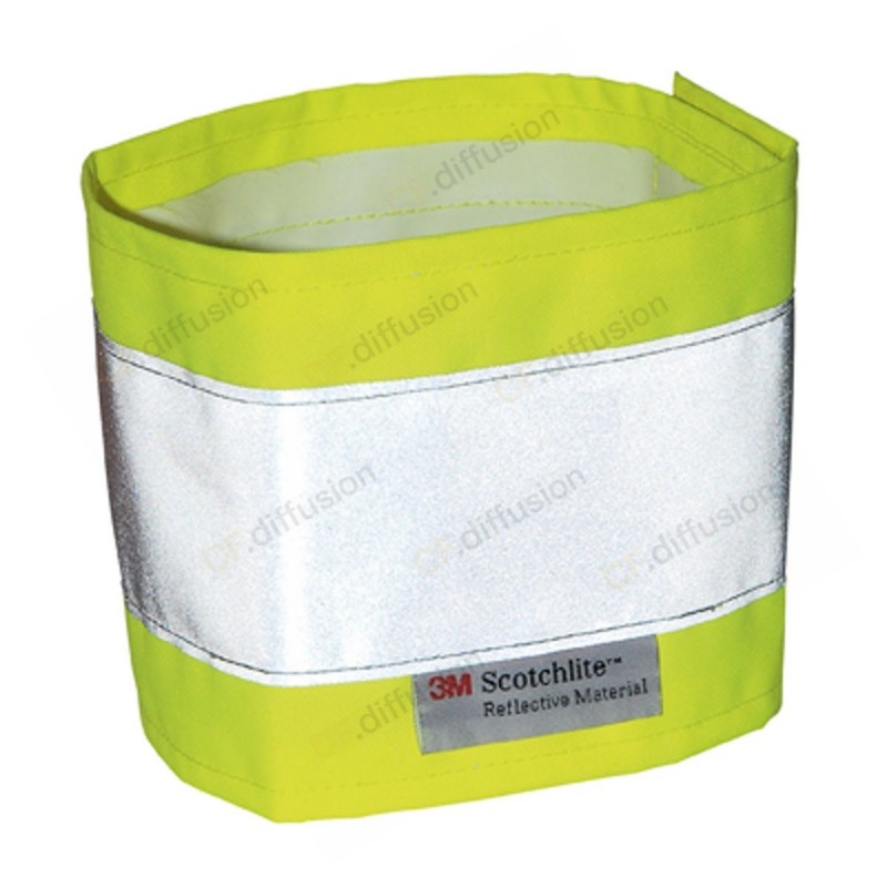 Brassard haute visibilité Coverguard 7ARM Jaune fluo