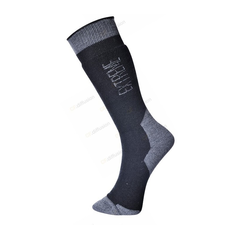 Chaussettes HIVER Froid extrême coloris Noir/Gris