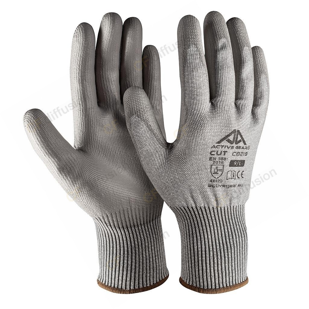 Gant anti-coupure niveau A2 Dexterity® avec 3 doigts ouverts enduit de  polyuréthane