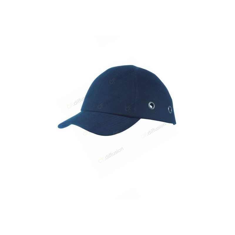 Casquette de sécurité anti-heurt COVERGUARD MO57300 Marine. Vu de profil