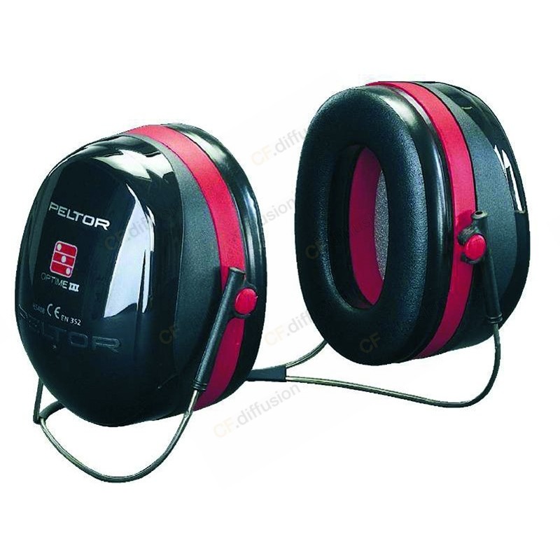 3M Peltor Optime III casque antibruit, Coquille antibruit.