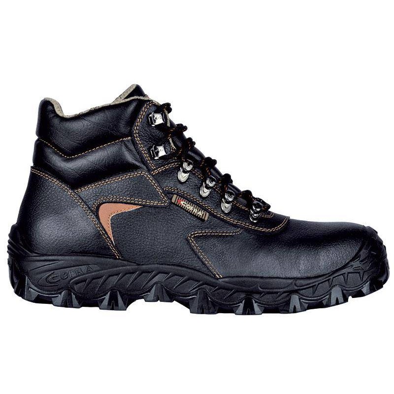 Chaussure de sécurité haute S3 SRC COFRA ATLANTIC Noir. Vu de côté