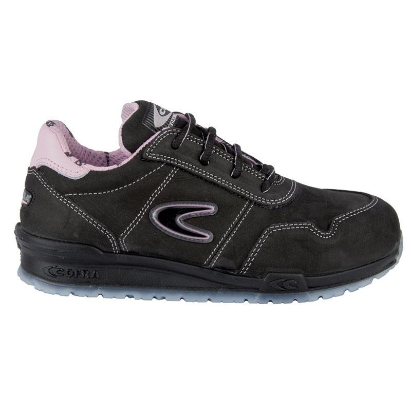 Baskets de sécurité femme en cuir Cofra ALICE S3 SRC   vu de profil