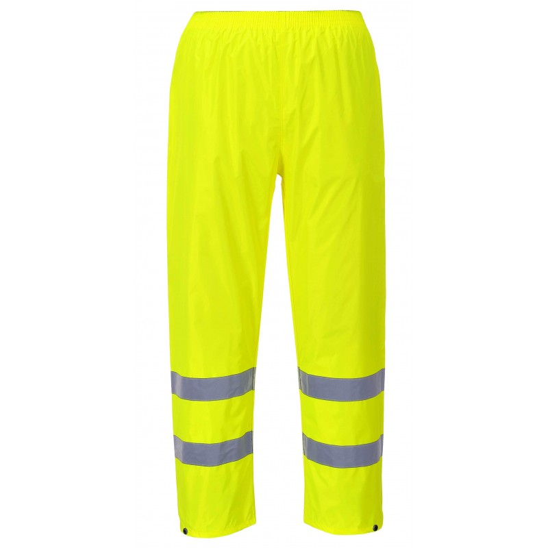 Pantalon de pluie Haute Visibilite EN ISO 20471 Classe 3 coloris Jaune