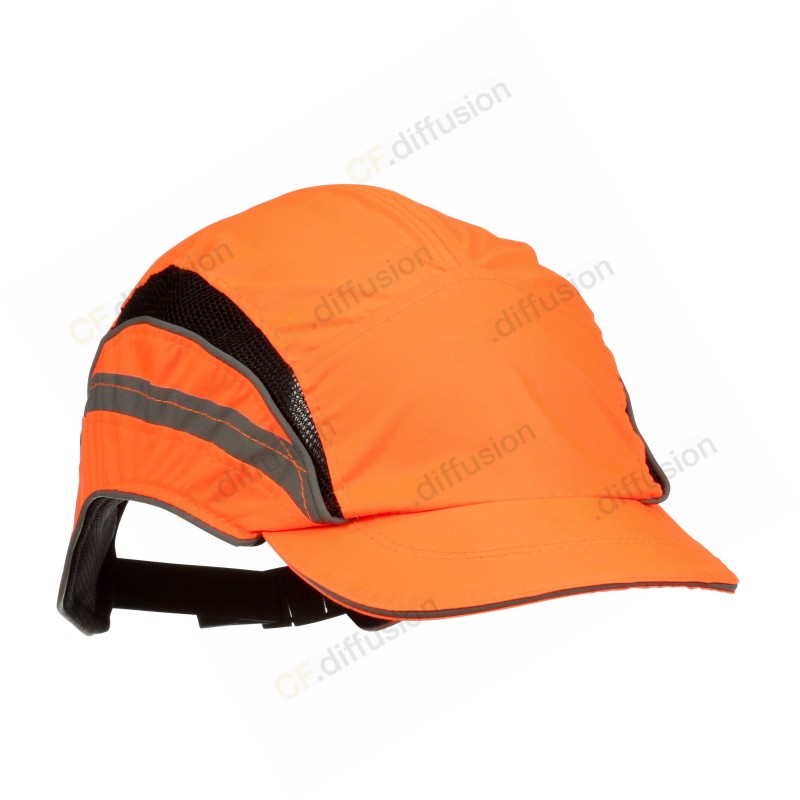Casquette antiheurt avec visière de 5,5 cm 3M - 2021874 Orange fluo