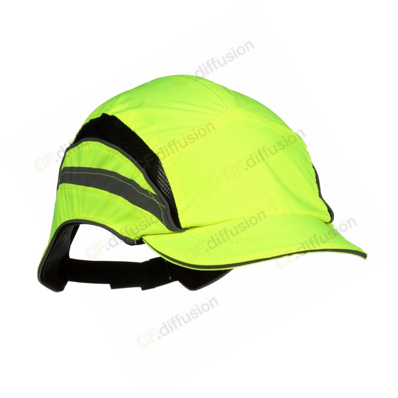Casquette antiheurt avec visière de 5,5 cm 3M - 2021866 Jaune fluo