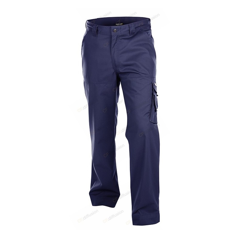 Pantalon de travail multipoches DASSY LIVERPOOL Marine