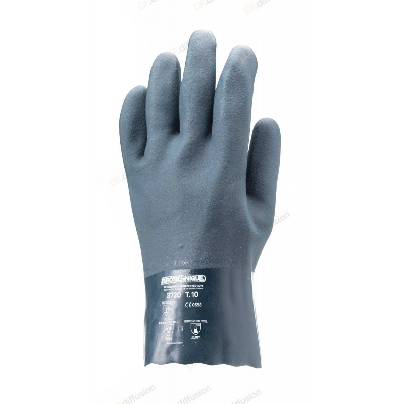 Gants de protection chimie en Polymère Coverguard ACTIFRESH Bleu L