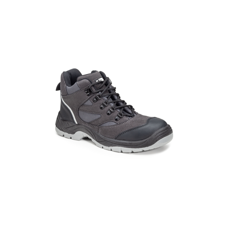 Chaussure de sécurité haute S3 SRC FO COVERGUARD SILVER Anthracite. Vu de profil