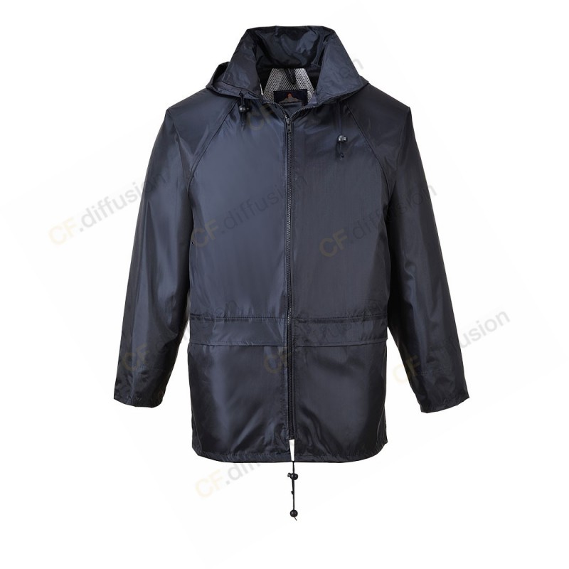 Veste de pluie imperméable PORTWEST - S440 Marine. Vu de face