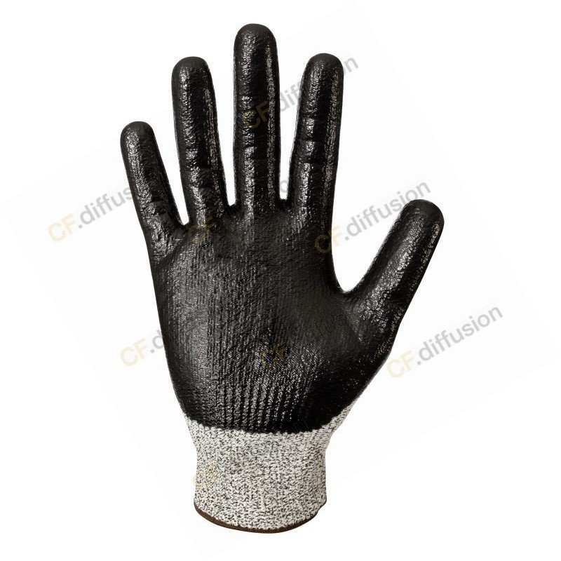 Gants anti-coupure pour travaux secs COVERGUARD - 1CRVG Gris/noir