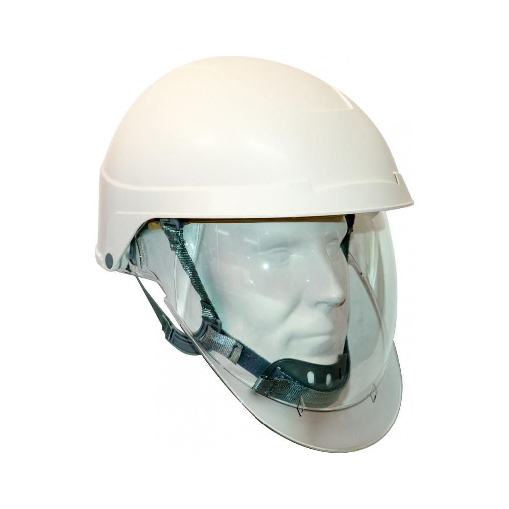 Casque de chantier en ABS avec jugulaire 4 points de fixation