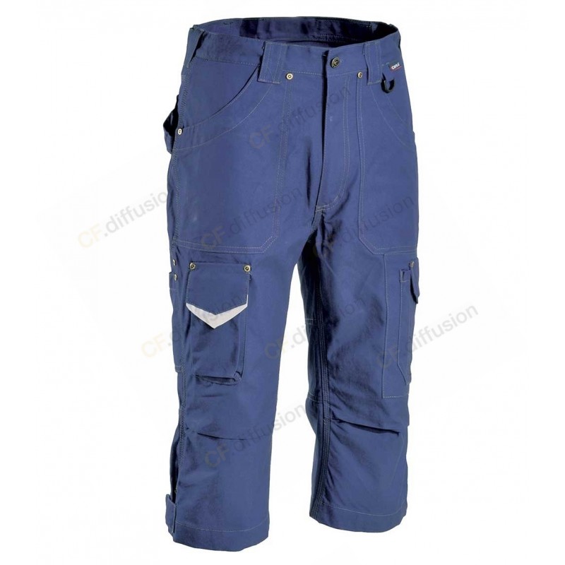 Pantacourt de travail Copra BELFAST Marine. Vu de face