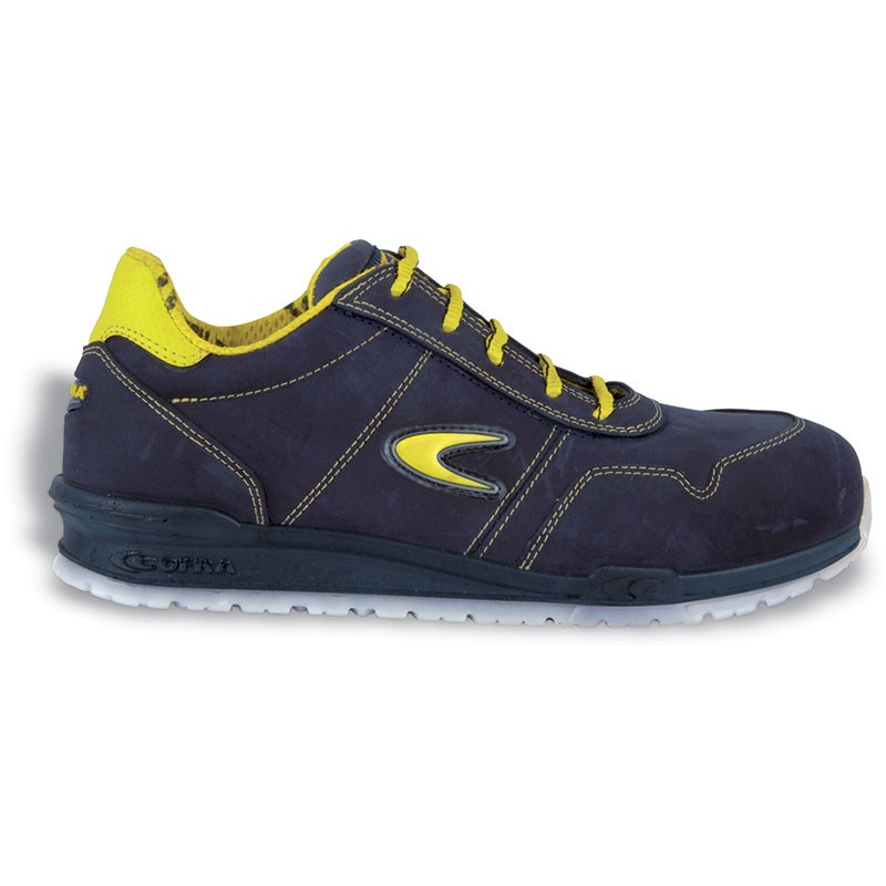 Chaussure de sécurité basse S3 SRC COFRA PUERTA Noir. Vu de côté
