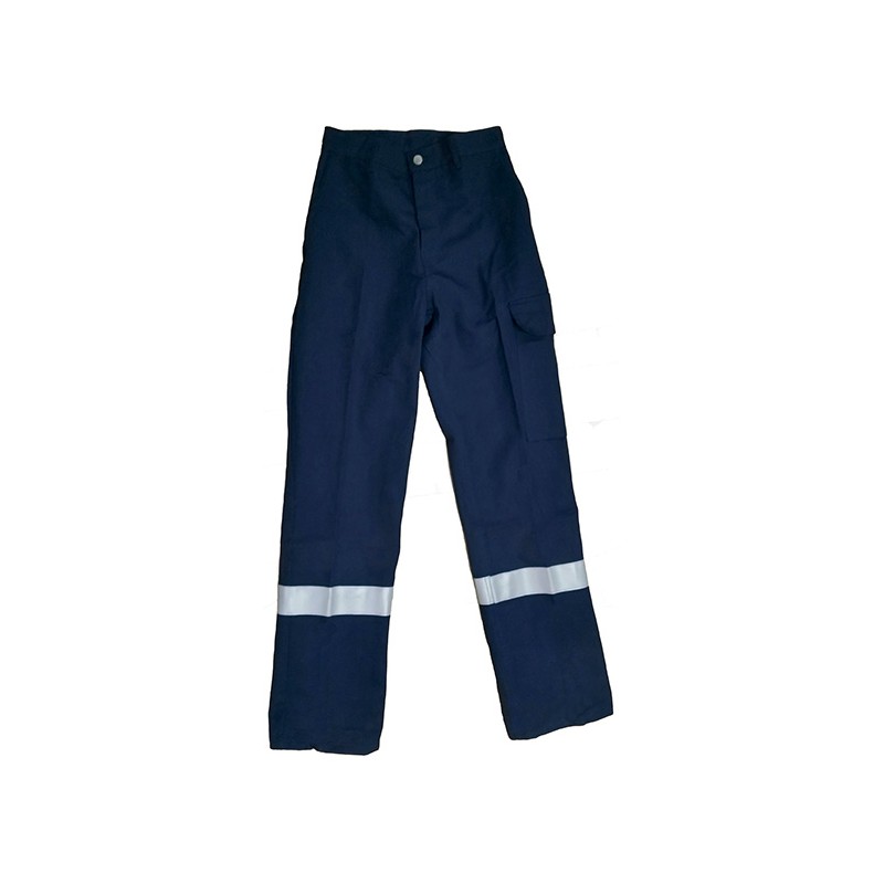 Pantalon Atex multirisques marine pro bandes retro