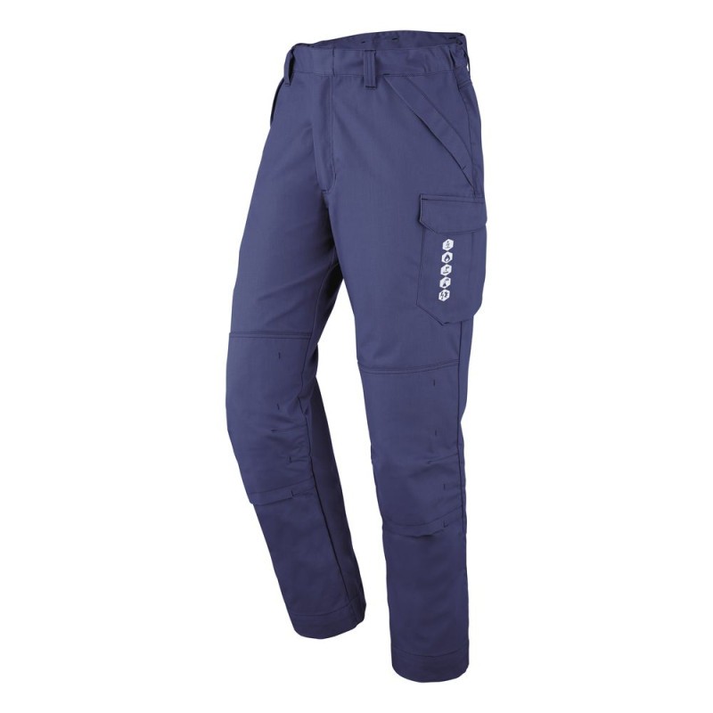 Pantalon Atex Cepovet 9B958496 Marine. Vu de face