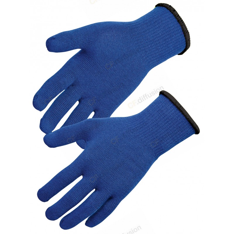 Gants pour milieu froid, tricoté sans couture ambidextre SINGER SAFETY - FROST Bleu