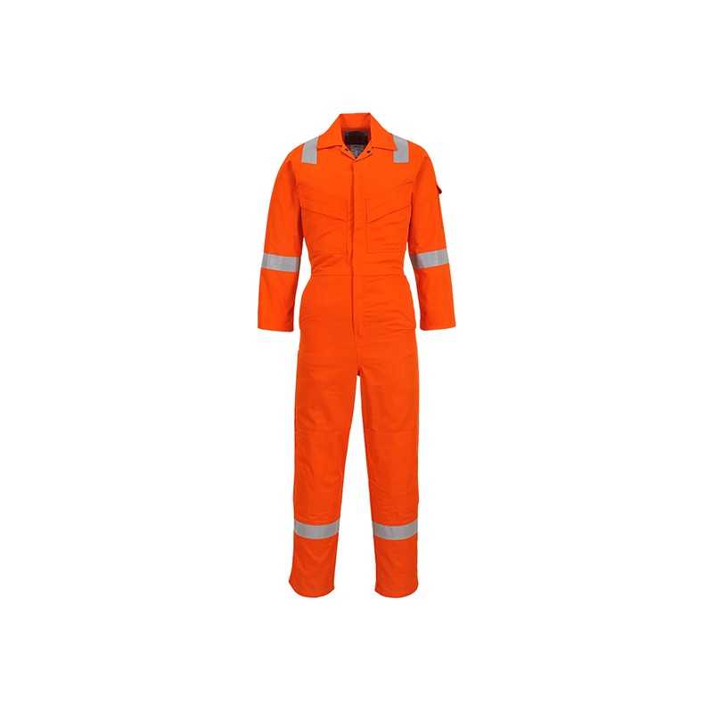 Combinaison en Bizflame Plus ATEX Orange - vue face