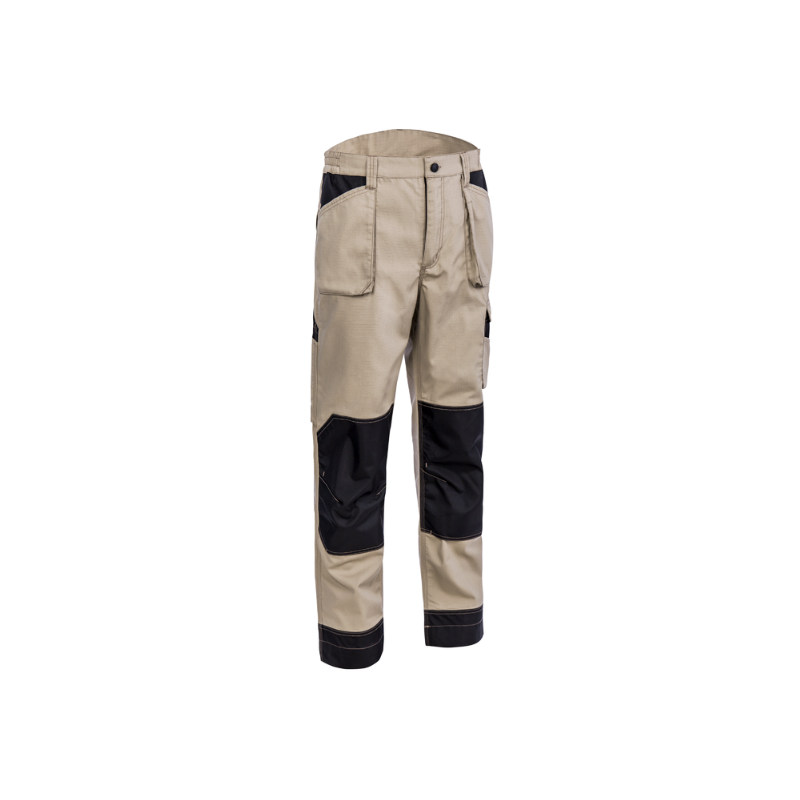 Pantalon de travail Coverguard 5ORP020 Sable. Vu de face
