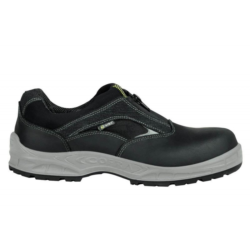 Chaussure de sécurité basse en nubuck hydrofuge S3 SRC Cofra LOKET Noir