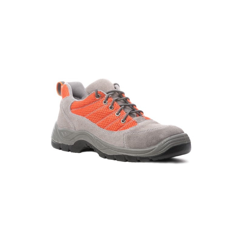 Chaussure de sécurité S1P SR FO Coverguard SPINELLE Gris/Orange. Vu de profil