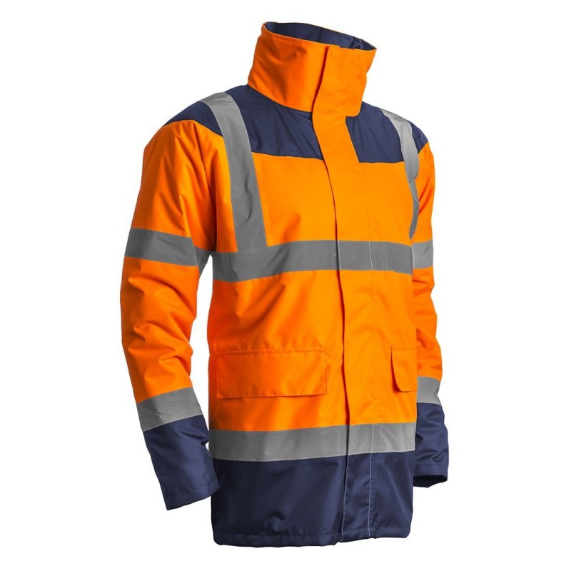Parka haute visibilité, spécial intempéries Coverguard 7KETO Orange fluo