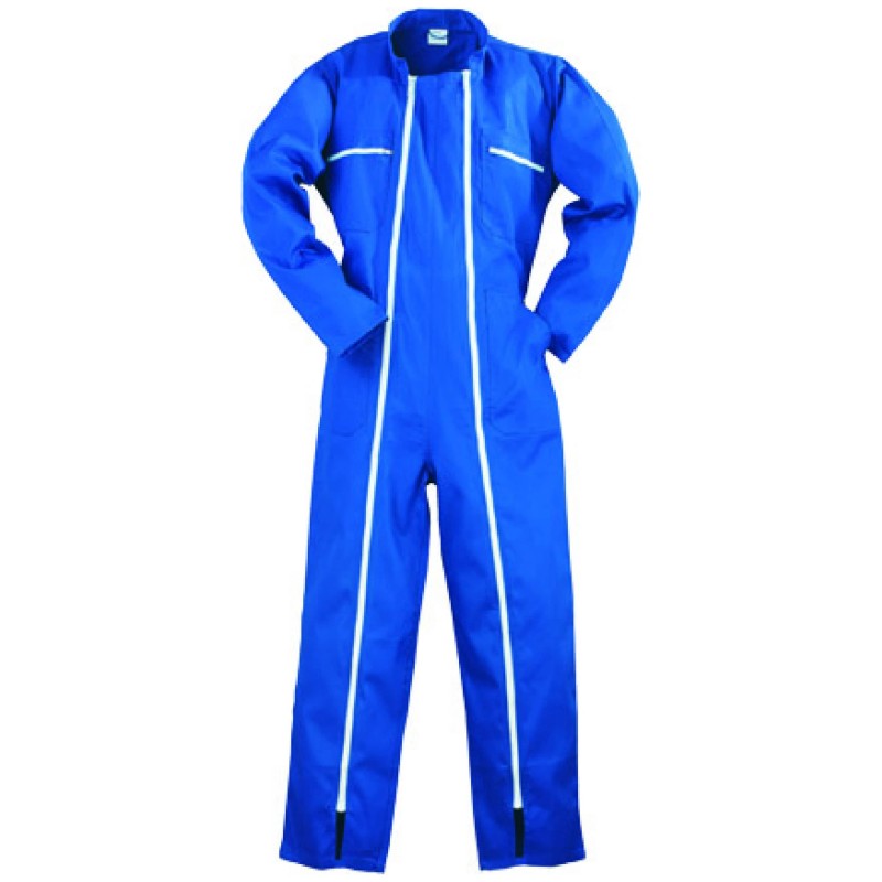 Combinaison de travail Coverguard MO74540 Bleu. Vu de face