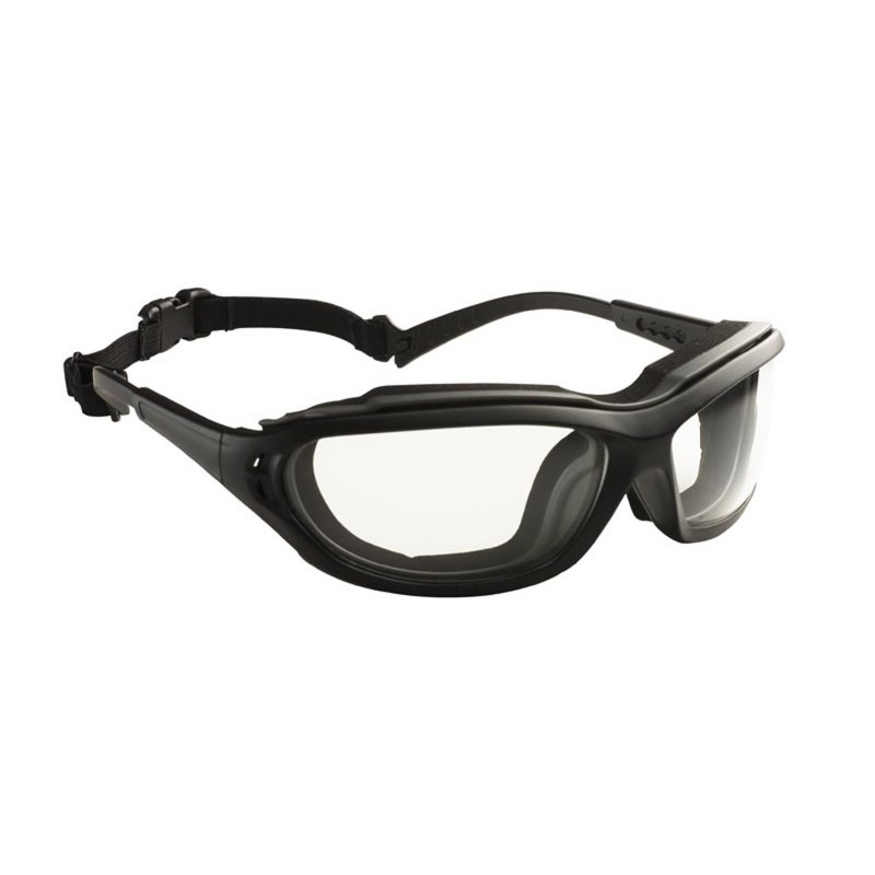 Lunettes antibuée avec verres incolores COVERGUARD MO60970. Vu de profil