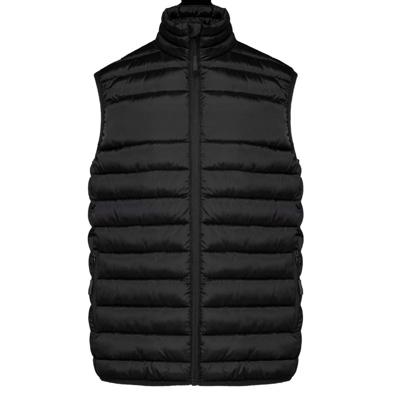 Bodywarmer matelassé résistant TOP TEX - K6172 Noir. Vu de face