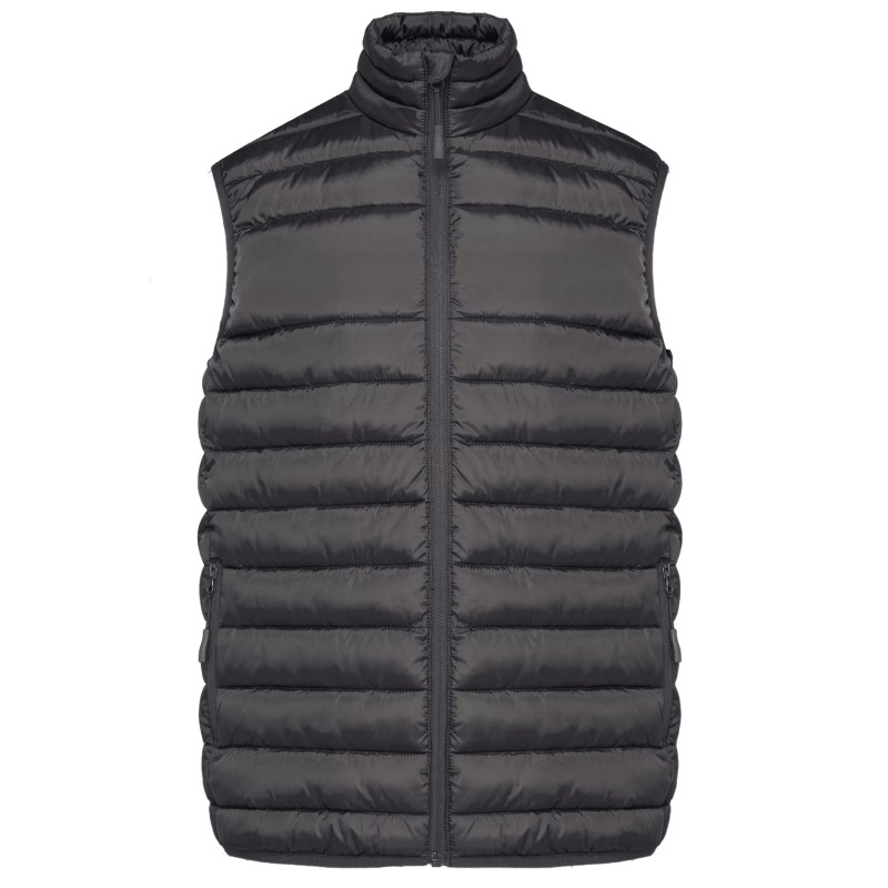 Bodywarmer matelassé résistant TOP TEX - K6172 Gris foncé. Vu de face