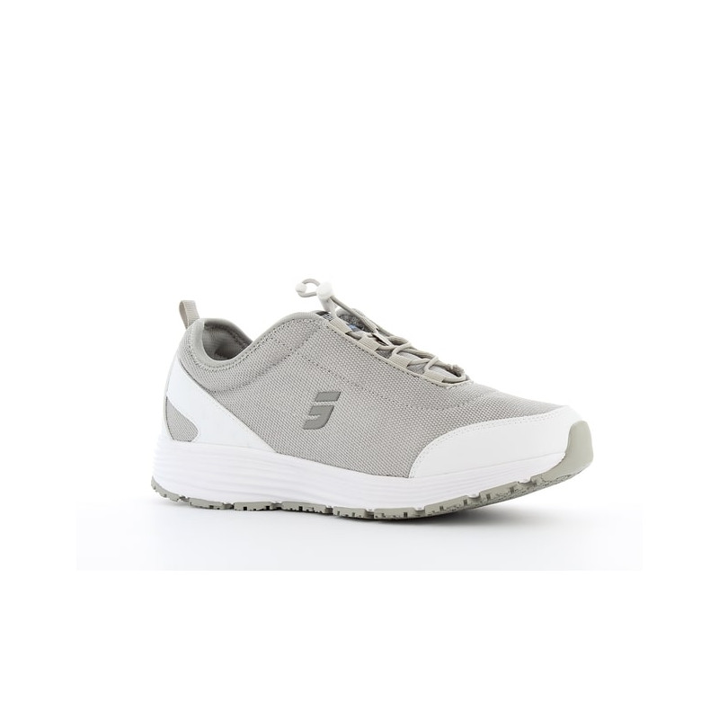 Basket de travail basse homme SRA - Safety Jogger - JAMES Gris/Blanc