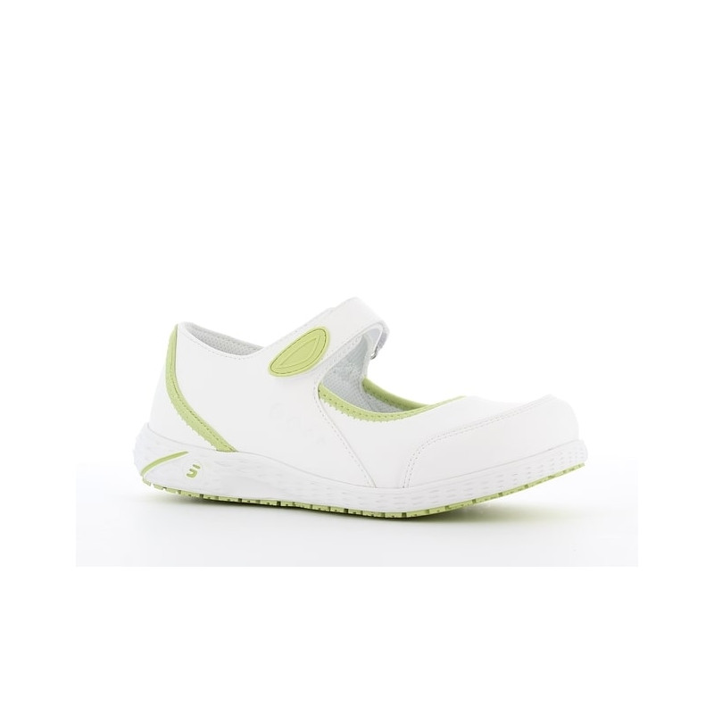 Ballerine médicale femme très confortable ESD SRC - Safety Jogger - NILDA Vert