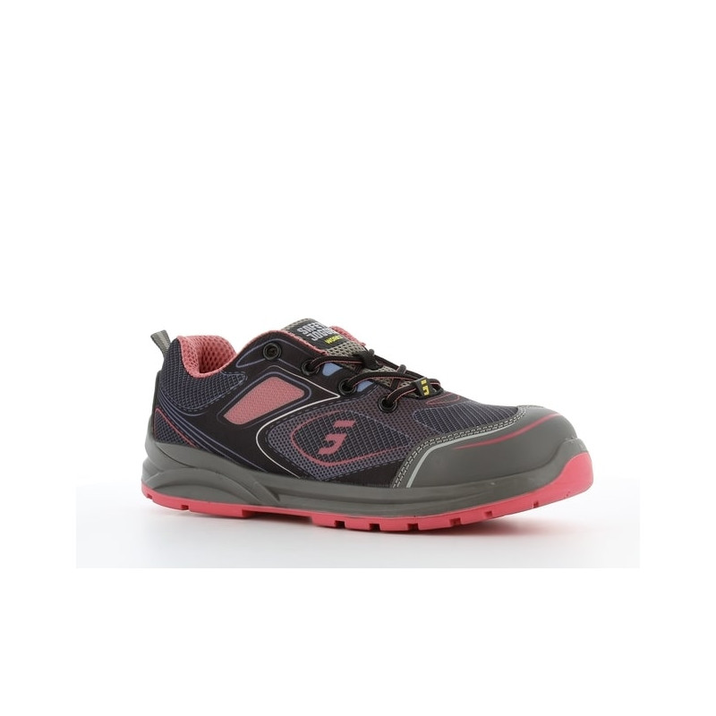 Basket de sécurité S1P SRC ESD - Safety Jogger - CADOR Noir/Rose