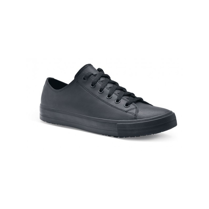 Basket de travail mixte en cuir Shoes For Crews - DELRAY Noir