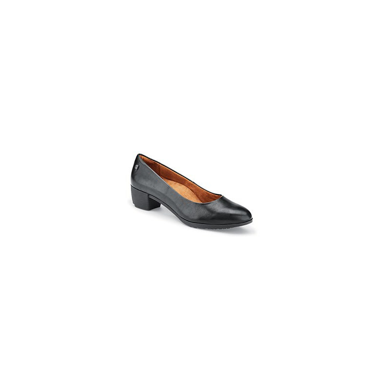 Chaussure professionnelle femme en cuir S3 - Shoes For Crews - WILLA Noir
