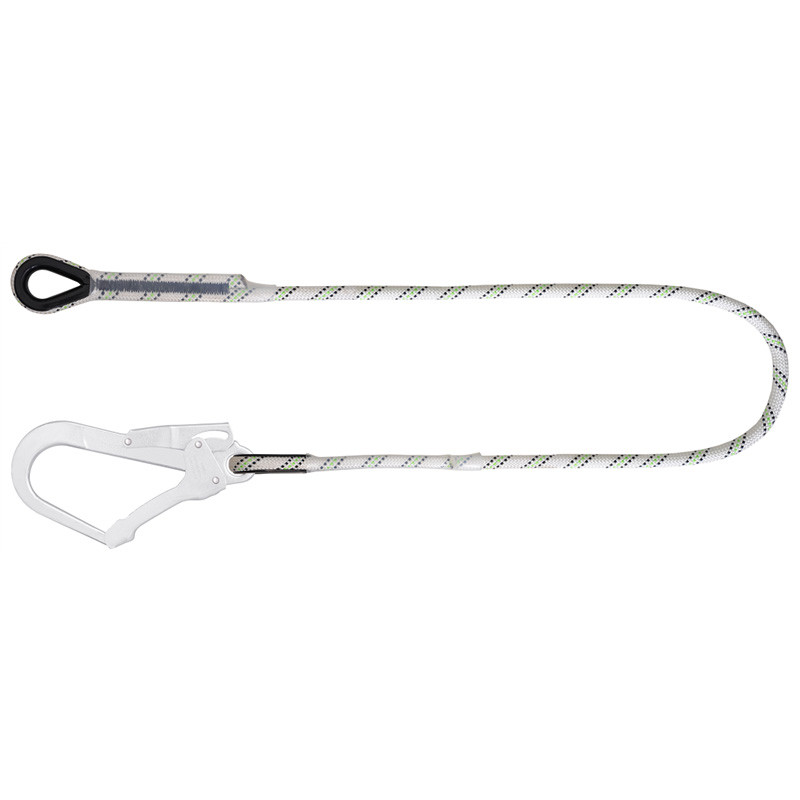 LONGE DE RETENUE EN CORDE 1.50M AVEC MOUSQUETON