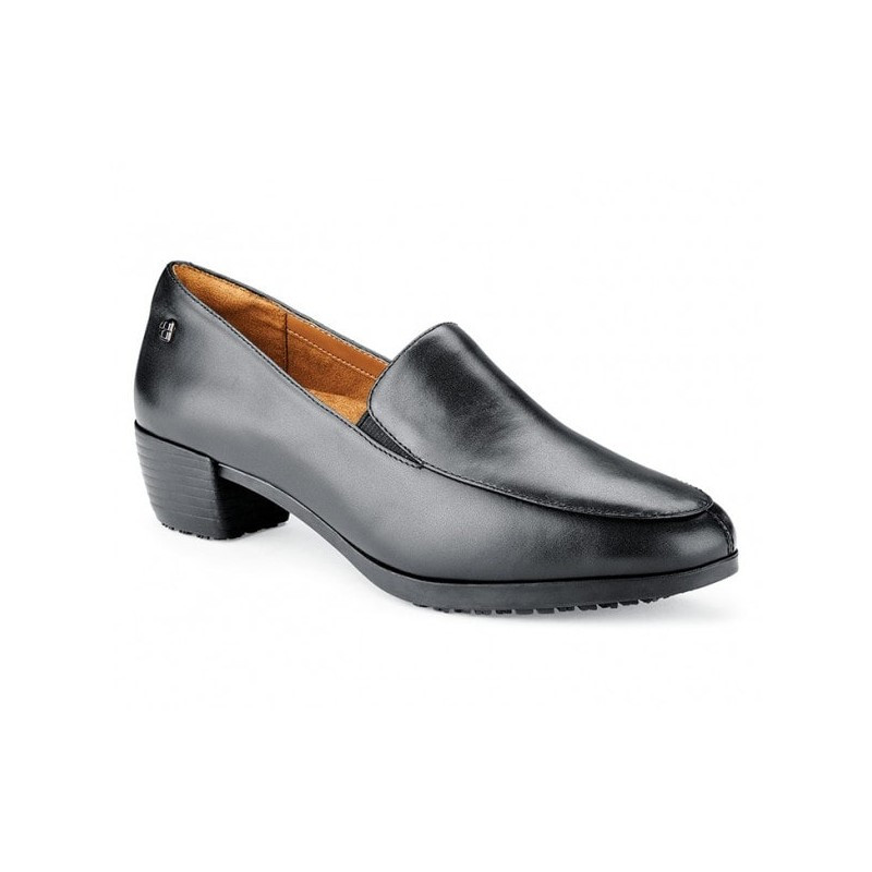 Mocassins de service femme en cuir OB E SRC - Shoes For Crews - ENVY III Noir
