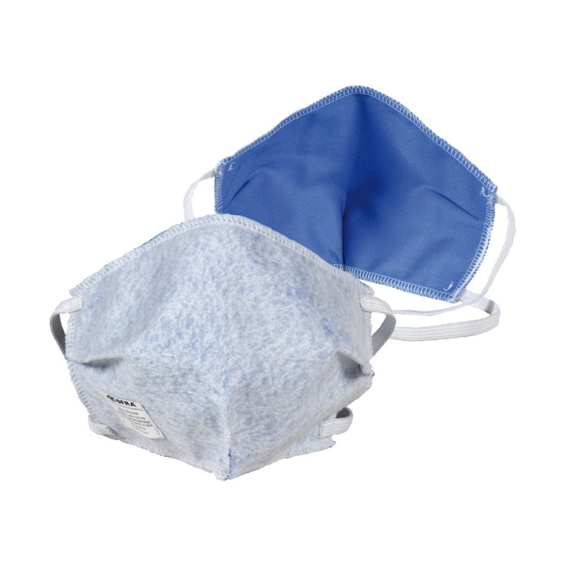 Demi-masque en tissu COFRA élastiqué lavable à 60° C