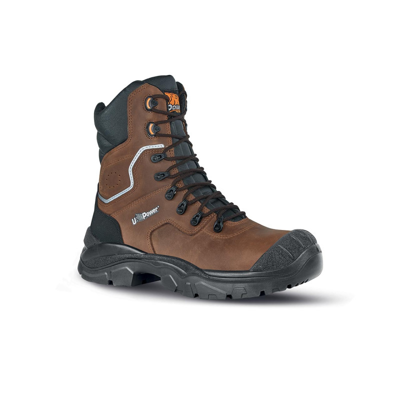 Chaussure de sécurité haute style bottine S3 SRC - UPOWER - CALGARY Marron