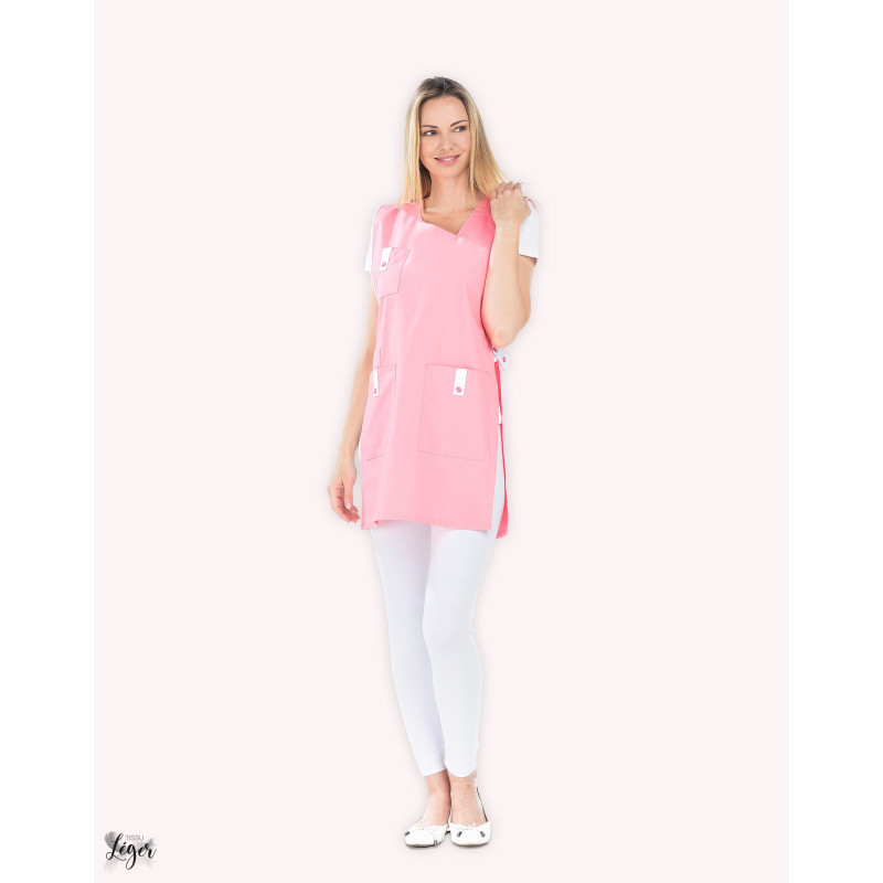 Chasuble femme REMI Alice Corail/blanc