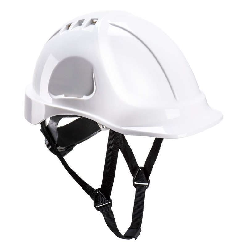 Casque de sécurité ventilée ABS avec textile à 6 points PORTWEST PS55 Blanc