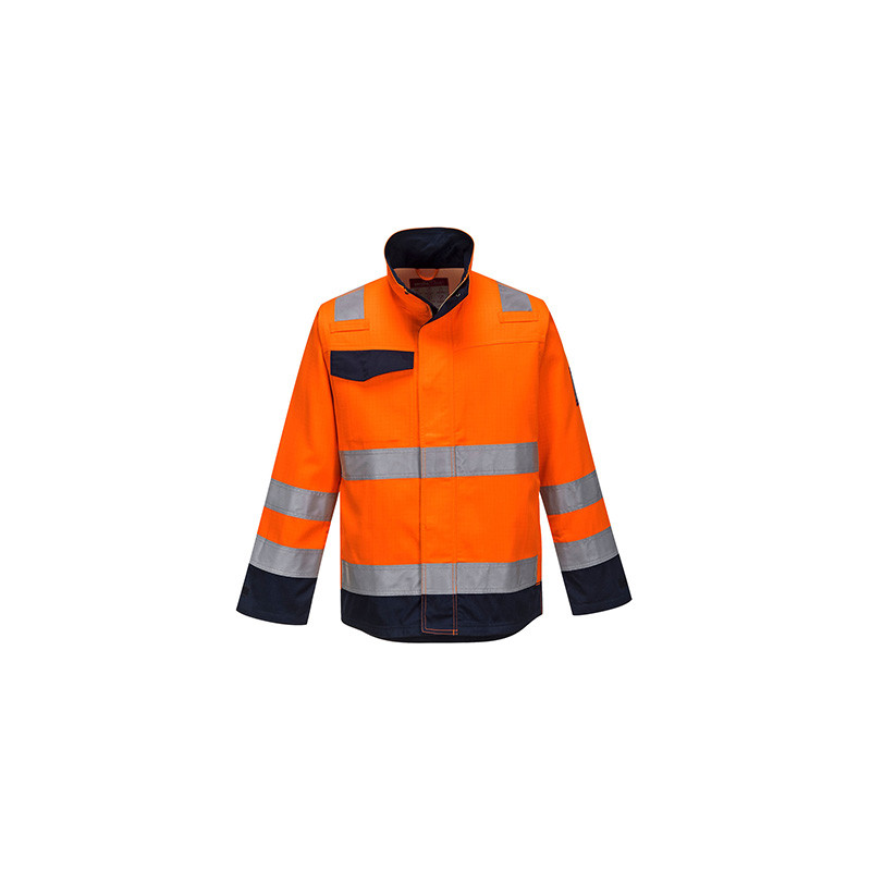 Veste atex multirisques PORTWEST MV35 Orange fluo/marine