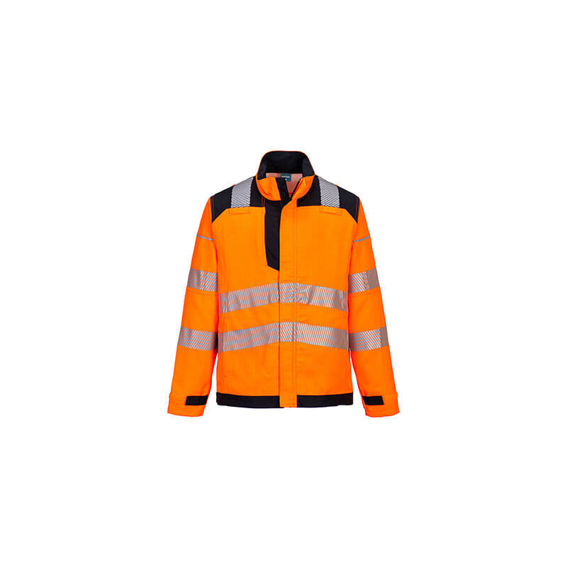 Veste de travail Atex et haute visibilité PORTWEST FR722 Orange fluo/noir