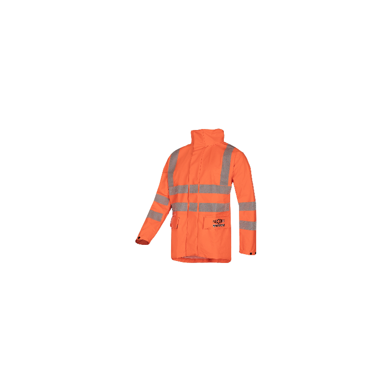 Parka haute visibilité imperméable, multirisques SIOEN - WILKIE Orange fluo