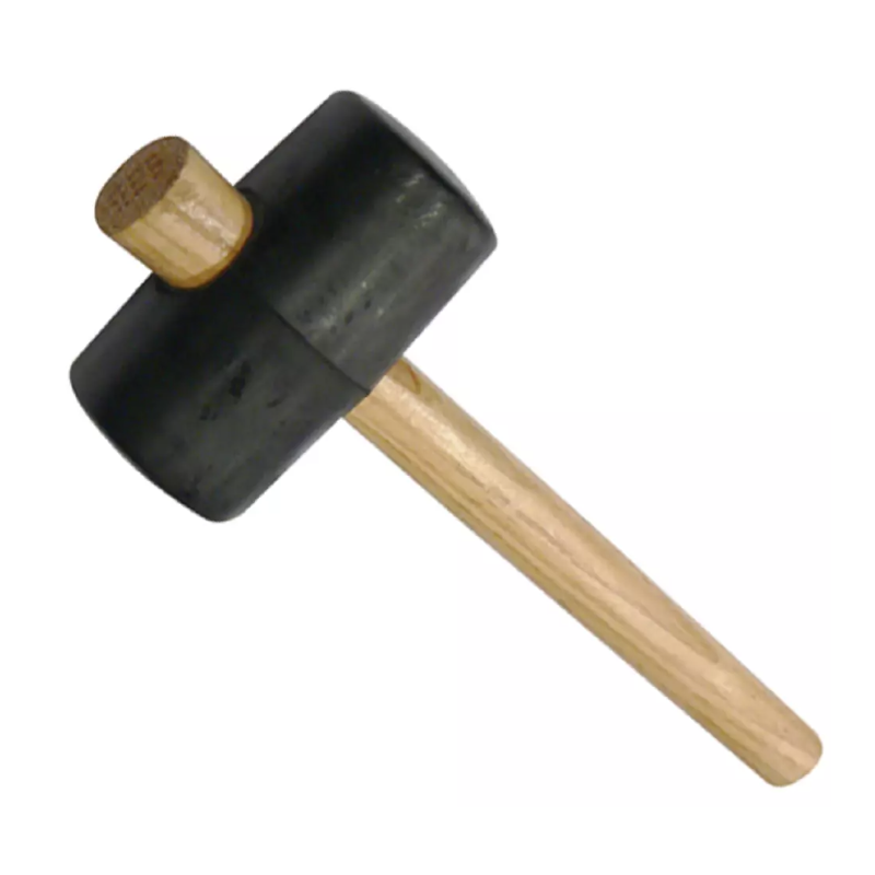 Maillet caoutchouc dur noir diamètre 65 mm