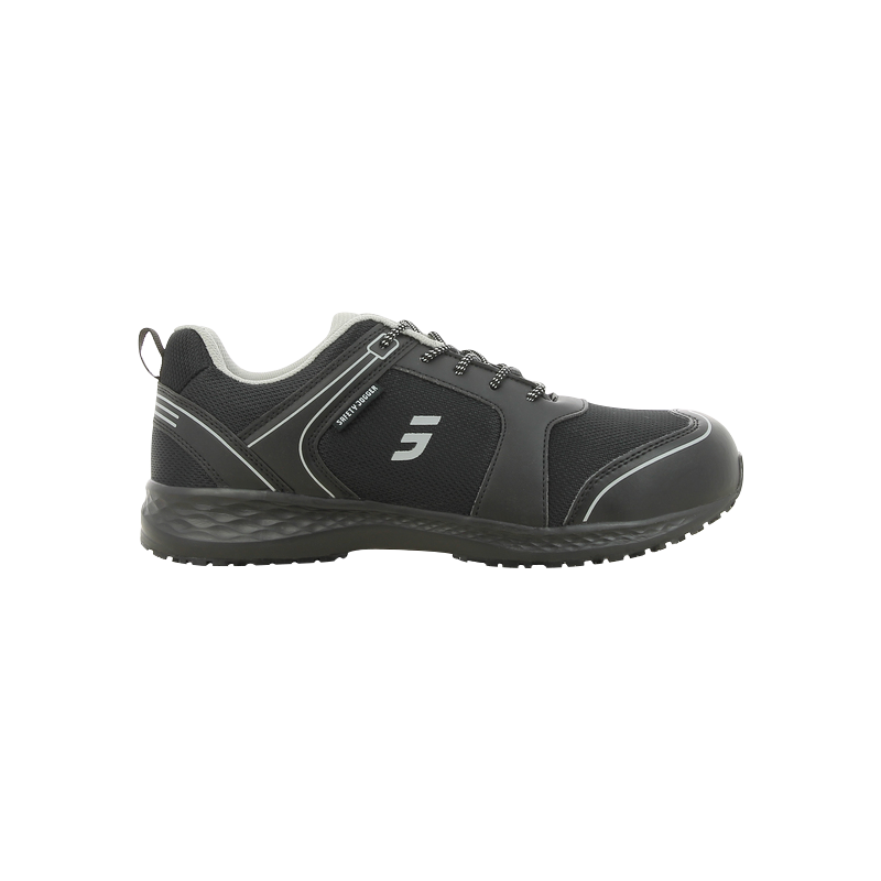 Basket de sécurité basse ultra légère S1 SRC HRO - Safety Jogger - BALTO Gris. Vu de côté