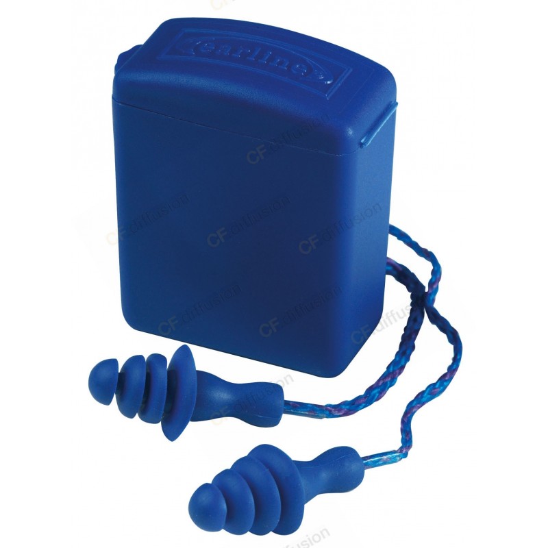 Bouchons anti-bruit 26 dB avec acier réutilisable COVERGUARD MO30211 Incolore