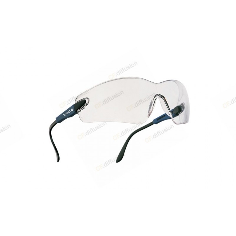 Lunettes de protection incolores ultra légères BOLLE SAFETY - VIPER Bleu