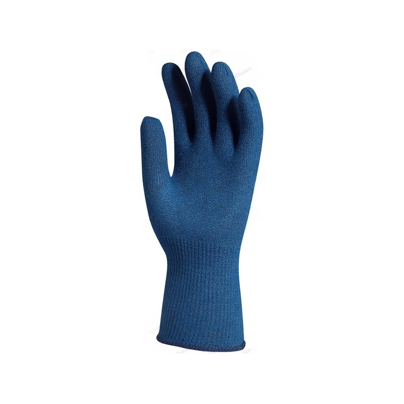 Sous -gants anti-froid tricoté bleu